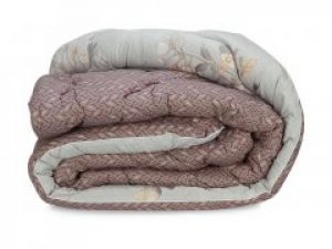 Одеяло Овечья Шерсть Стандарт в Сатине Очень Теплое Leleka-Textile Евро 200х220 Узор