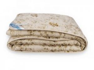 Одеяло Аляска Шерсть Leleka-Textile Полуторный 140х205 Цветы