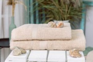 Набор банных полотенец MirSon №5014 SoftNess Beige 50x90