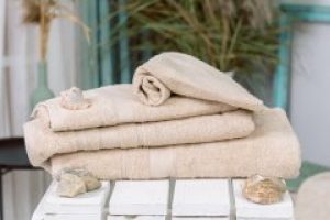 Набор банных полотенец MirSon №5014 SoftNess Beige 40x70