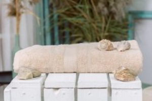 Банное полотенце MirSon №5014 SoftNess Beige 40x70 см (2200003181647)