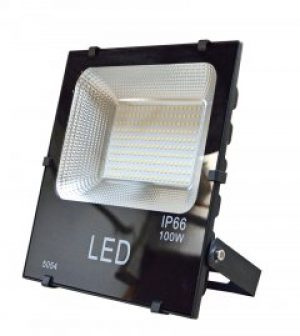 Светодиодный прожектор влагозащищенный SUNLED черный LED100W 5000K 9500Lm (FL-100-5000)