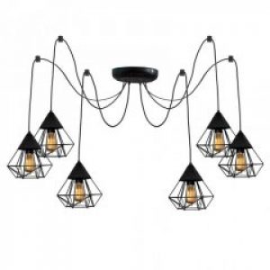 Люстра паук на шесть плафонов MSK Electric NL 0535-6