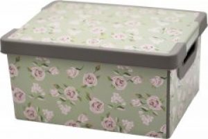 Коробка для хранения вещей Proff Rose Пластиковая 36 х 28 х 18 см (PF2601833/Ros)