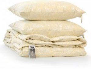 Набор пуховый MirSon Extra 10% пух Деми №2078 Одеяло 172x205 + 2 подушки 50x70 средние (2200001768604)