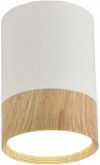 Точечный светильник Ultralight TRL261 7W белый с деревом (UL-51510)