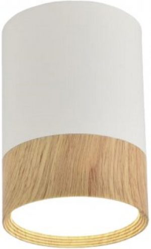 Точечный светильник Ultralight TRL261 7W белый с деревом (UL-51510)