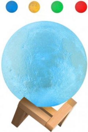 Ночник 3D UFT Moon light Луна на подставке 11 см (3Dmoon11)