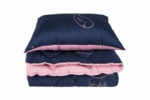 Комплект (одеяло "Washed Cotton" 150 х 210 см + подушка "Washed Cotton" 50 х 70 см) Balak Home Синий кит (2000008646338)