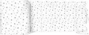 Бортики в детскую кроватку Cosas WeltBed StarsfallGrey White 30х180 (4822052055762)
