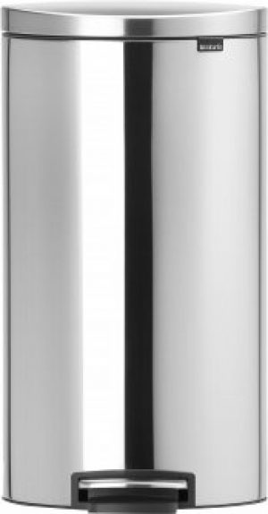 Бак для мусора Brabantia Pedal Bin FlatBack 30 л Матовый стальной (482007)