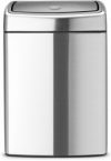 Бак для мусора Brabantia Touch Bin 10 л Матовый стальной (477225)