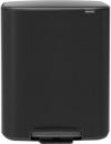 Бак для мусора Brabantia Bo Pedal Bin 60 л Черный матовый (211362)