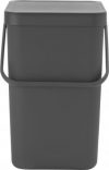 Ведро мусорное Brabantia Sort & Go 25 л Серое (129940)