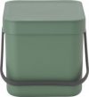 Ведро мусорное Brabantia Sort & Go 6 л Темно-зеленое (129841)