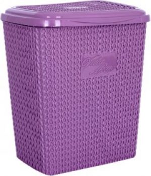 Корзина для порошка Violet House с крышкой Виолетта 28 х 21.5 х 24 см Plum (0028 Виолетта PLUM)