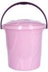 Ведро с крышкой Violet House 20 л 34х34х32 см Powder (0046 №5 POWDER с/кр.20 л)