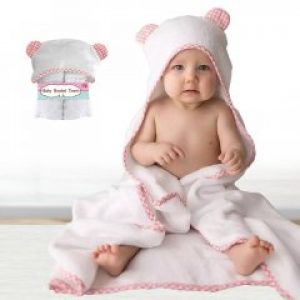 Органическое Детское Полотенце - Детское Полотенце с Капюшоном - Детское Махровое Банное Полотенце для Девочек