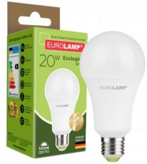 Светодиодная лампа EUROLAMP А75 20W E27 3000K (LED-A75-20272(P))