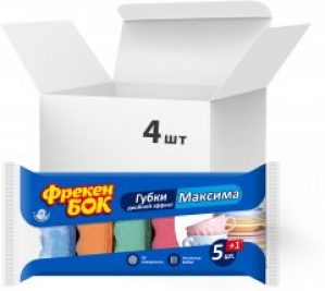 Упаковка губок кухонных Фрекен БОК Максима 4 шт по 6 губок (15104090_15104070)