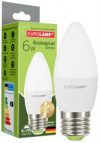 Светодиодная лампа EUROLAMP CL 6W E27 4000K (LED-CL-06274(P))