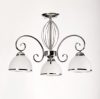 Люстра підвісна Свет на три плафонів срібляста 4573/3CH