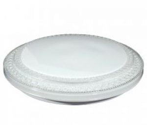 Светодиодный светильник накладной потолочный SUNLED Хрусталь двухярусный новый LED 50W 3000-6500К 4750Lm (R-350-12S)