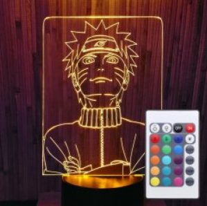 Акриловый светильник-ночник с пультом 16 цветов Наруто tty-n000025