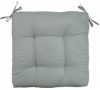 Подушка на стул Прованс с завязками Синтепон Хит 39х39 см Серая (4823093415447)