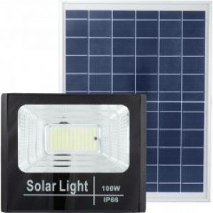 Светодиодный прожектор ALLTOP 100 Вт 6000 K 10000 Лм с солнечной батареей (S0837ALT100WPR)