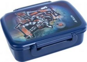 Ланч-бокс Kite Space Skating два отсека 420 мл Синий (K21-160-1)