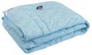Одеяло Руно 02ШК+У Шерстяное 140х205 см (321.02ШК+У_Блакитний Вензель)