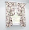 Короткие шторы для кухни Adagio Windows Decor Моника с цветочным принтом 140х170см (2шторы)