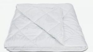 Одеяло полуторное с холлофайбером White collection Теп зимнее