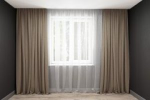 Комплект штор Декорин Микровелюр 150x250 см Кофейных 2 шт (ROZ6400055935)