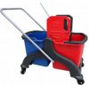 Тележка для уборки Irak Plastik Planet на 2 ведра по 25 л с отжимом (10249kmd)