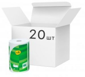 Упаковка бумажных полотенец Ecolo 120 отрывов 2 слоя Белые 20 рулонов (4820202890201)