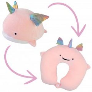 Подушка-трансформер дорожная Home Line Кит единорог 30х30 (2600001604276)