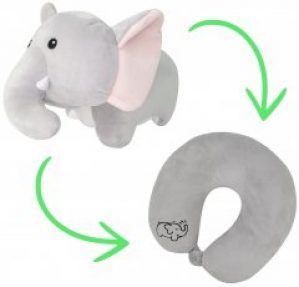 Подушка-трансформер дорожная Home Line Слоненок 30х30 (2600001604351)