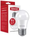 Лампа светодиодная MAXUS G45 7 Вт 3000 K 220 В E27 (1-LED-745)