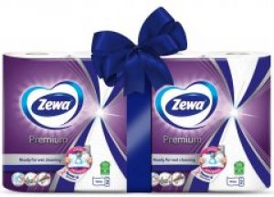Бумажные полотенца Zewa Premium 2 слоя 90 отрывов 2 рулона + 2 рулона (7322541191331)