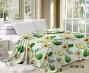 Плед Selena Велсофт Авокадо полуторный 500246