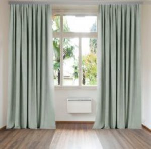 Комплект штор Di&Di Димаут Матовый 250х260 2 шт Пастельных серо-зеленых (ROZ6400060955)