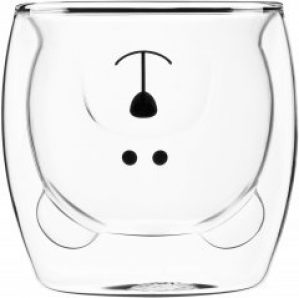 Набор чашек Ardesto Animals с двойными стенками 250 мл 2 шт (AR2625GA)