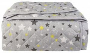 Покрывало двустороннее Cosas Звезды Серо-желтые 155х220 (4822052062968)