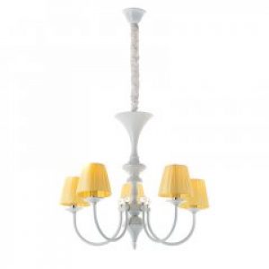 Люстра підвісна з абажурами Light House ES-15952/5 біла