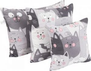 Декоративная подушка Руно Grey Cat 40x40 см (Р311.02_Grey Cat)