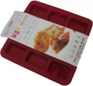 Форма для выпечки MYS Прямоугольник 12 шт Red (MYS-00610)