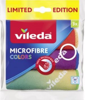 Салфетки микрофибра Vileda Microfiber Colors Design 3 шт (4023103208124)