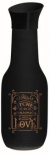 Бутылка для воды Herevin Kitchen Black Mat 1.0 л (111653-120)
